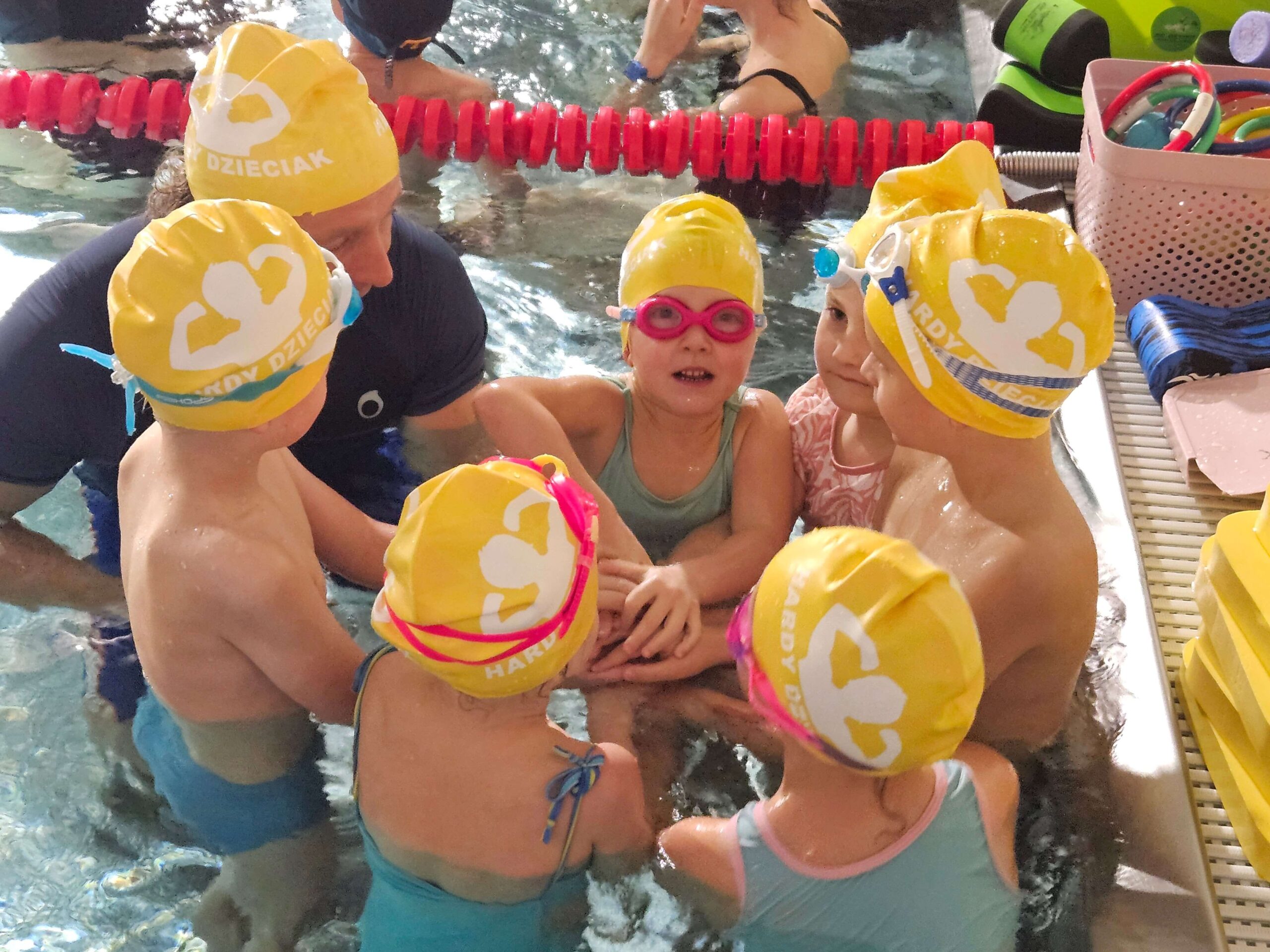 grupowa nauka pływania - przedszkole wodne