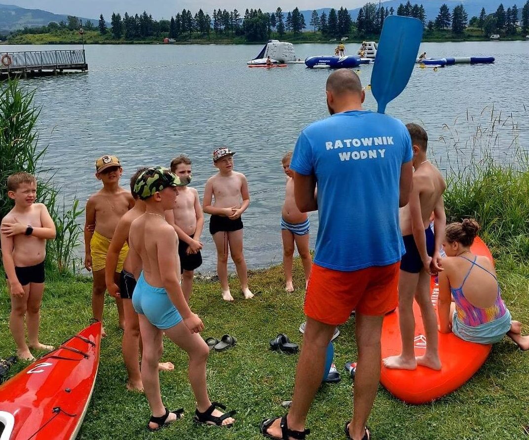 stawy whd bezpieczeństwo nad wodą półkolonia nad wodą nowy Sącz