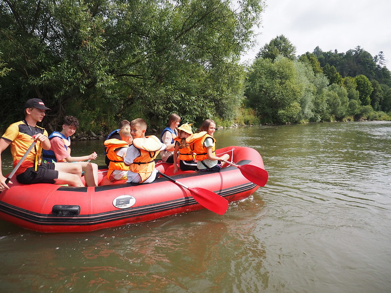 WHD rafting aktywna półkolonia