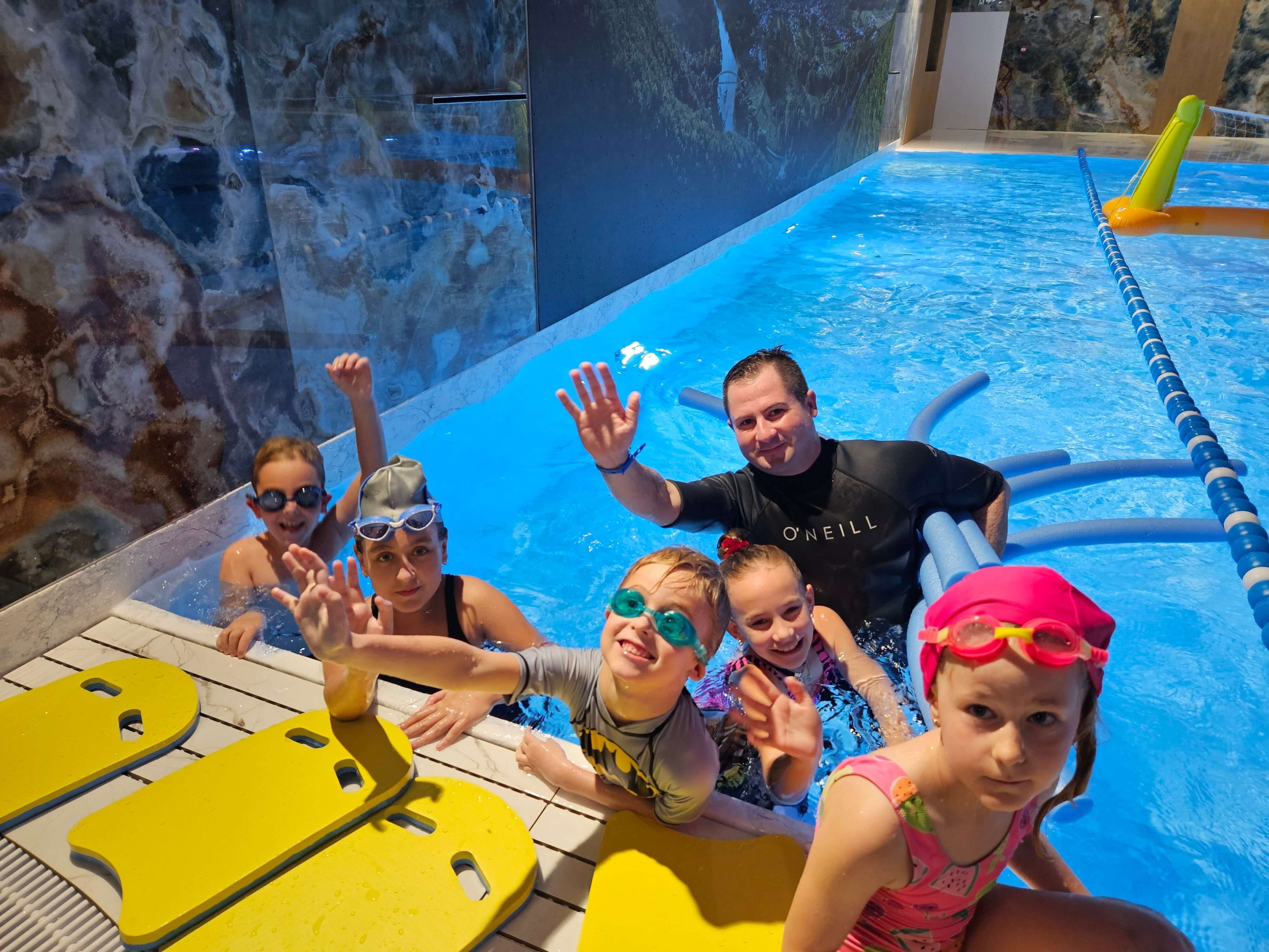 Grupowa nauka pływania Łącko