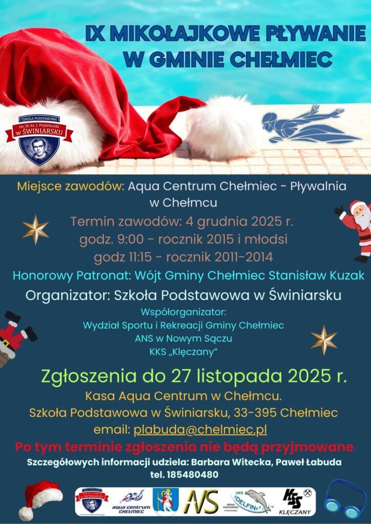 zawody mikołajkowe aqua centrum chełmiec