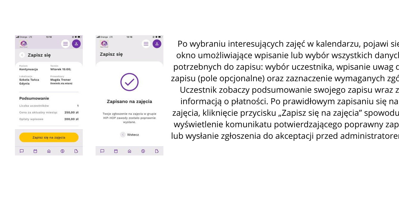WYSYŁKA ODBIÓR WIADOMOŚCI Z APLIKACJI Z zakładki „Wiadomości” - ikona wiadomości z dolnego menu lub menu bocznego -możemy wysłać wiadomość wraz z załącznikiem do wybranej osoby – administratora l (1) (1)